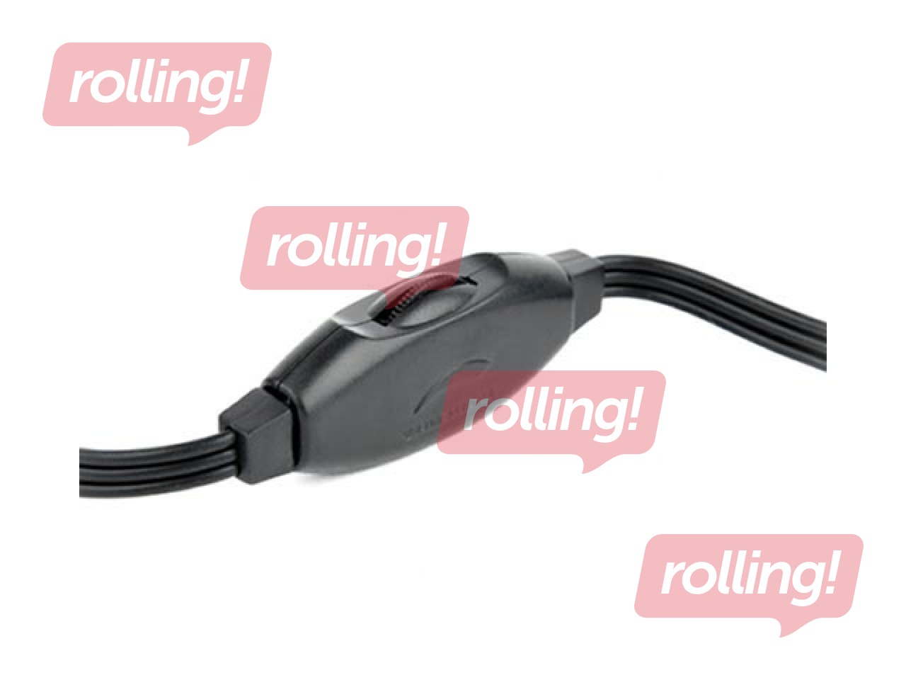 Austiņas ar mikrofonu Gembird MHS-123, melnas, 1.8m