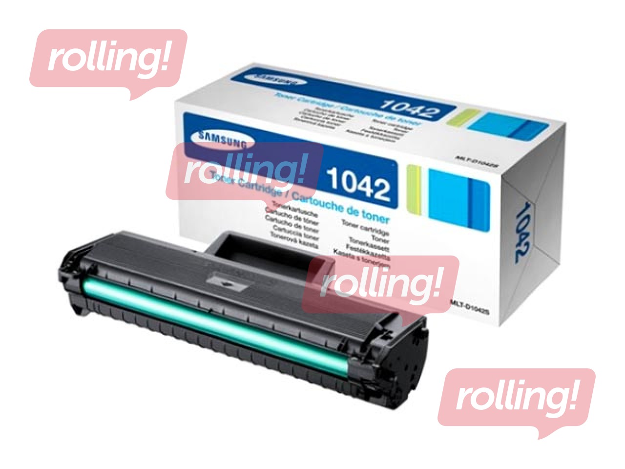 Toonerkassett Samsung ML-1660, must, (1500 lk)
