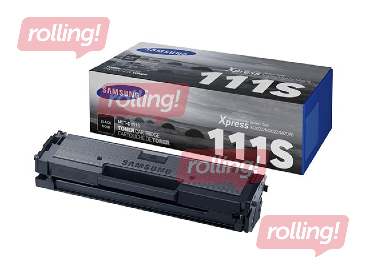 Tonera kasete Samsung M2020W/2022W, melna, (1000 lpp.)