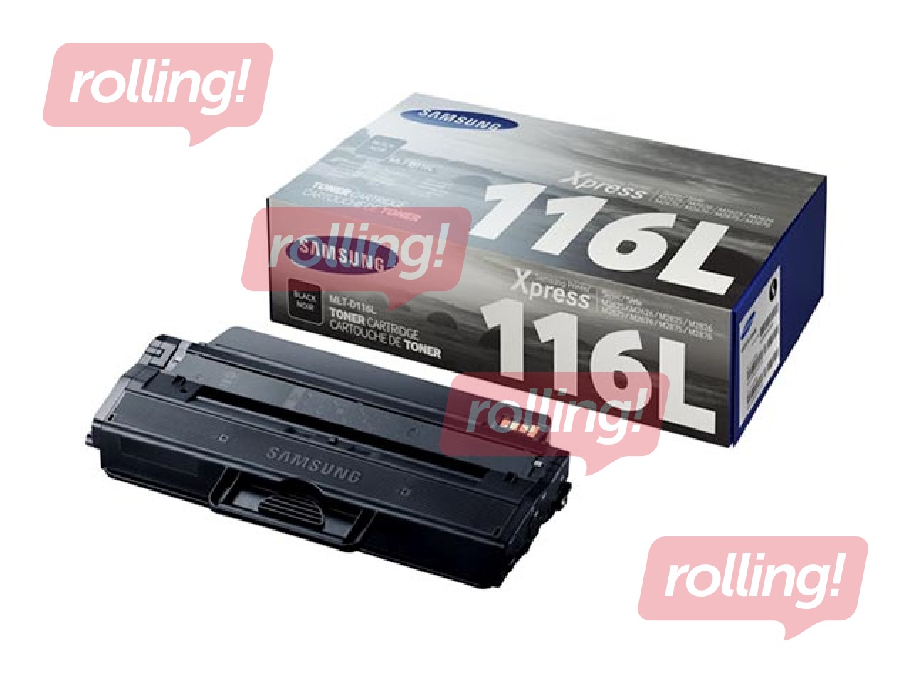 Tonera kasete Samsung SL-M2825, melna, (3000 lpp.)