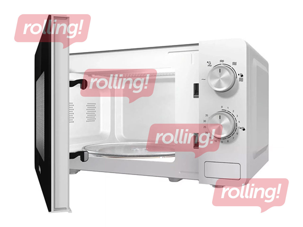 Mikroviļņu krāsns Gorenje MO17E1W, balta, 700W, 17l