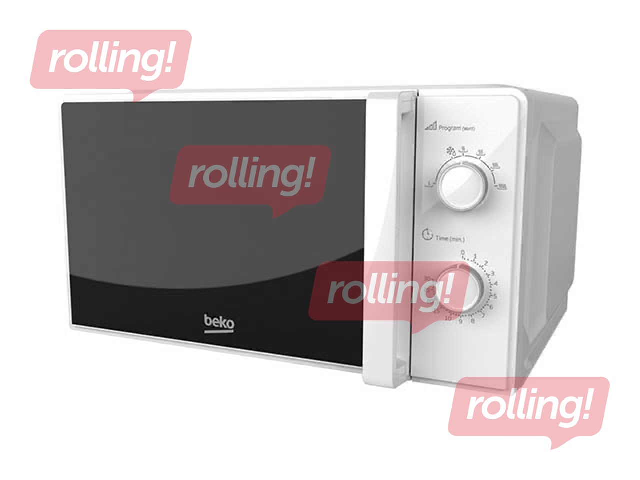 Mikroviļņu krāsns Beko, brīvi stāvoša, 20 l, 700W, balta