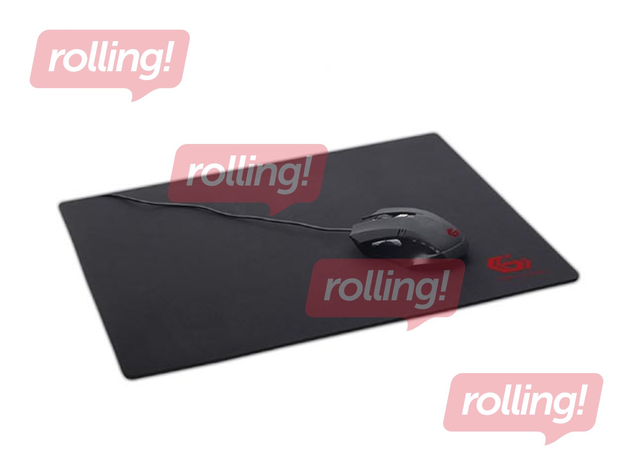 Peļu paliktnis Gembird Gaming Large, Melns (400 x 450 mm)