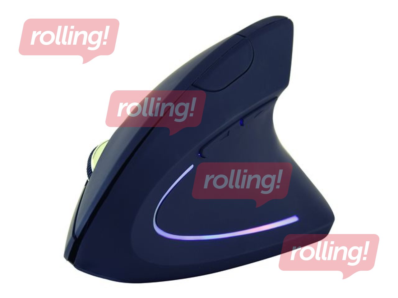 Gembird ergonomic 6-button wireless optical mouse, black