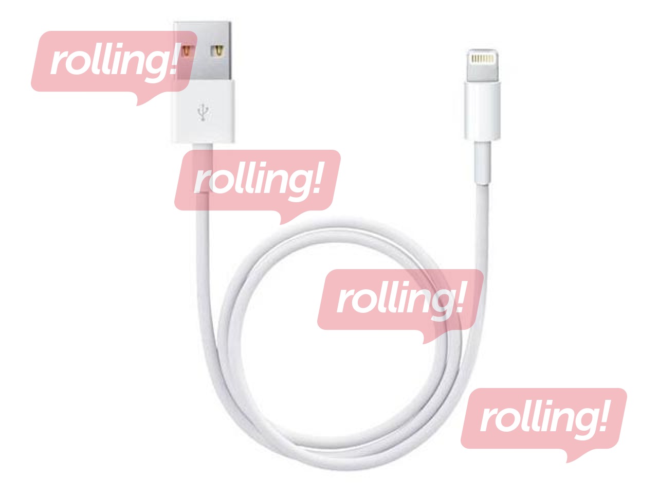 Connecting Cable Apple Lightning - USB , 24 pin, 1m, white