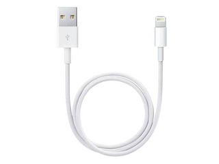 Соединительный провод Apple Lightning - USB , 24 pin, 1m, белый