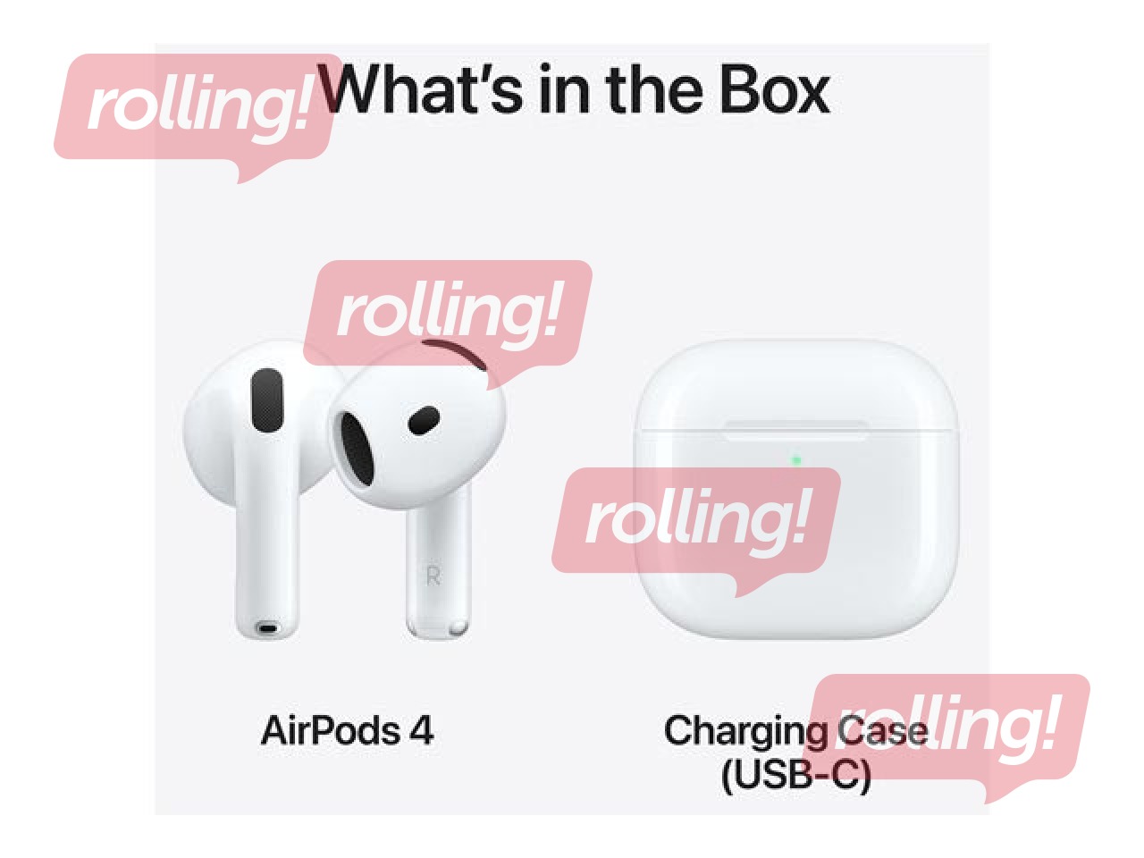 Беспроводные наушники Apple, AirPods 4, с активным шумоподавлением