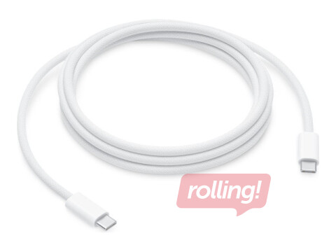 Apple USB cable, USB-C (M) to USB-C (M), USB Power Delivery (240W)