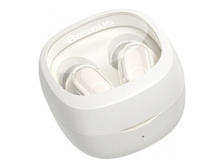 Bezvadu austiņas Baseus Bowie WM02 TWS, Bluetooth 5.0 (baltas)