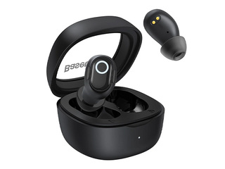 Baseus Bowie WM02 TWS juhtmeta kõrvaklapid, Bluetooth 5.0 (must)