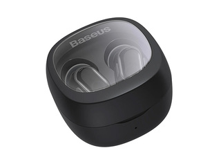 Bezvadu austiņas Baseus Bowie WM02 TWS, Bluetooth 5.0 (melnas)