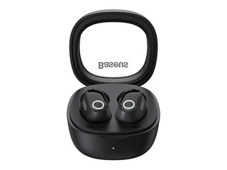 Bezvadu austiņas Baseus Bowie WM02 TWS, Bluetooth 5.0 (melnas)