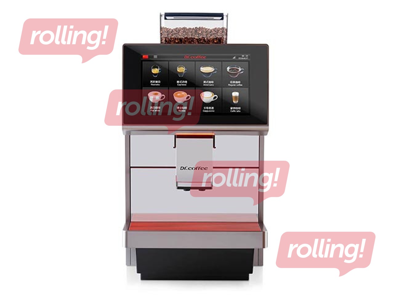 Rental coffee machine Dr. Coffee M12 Plus, silver