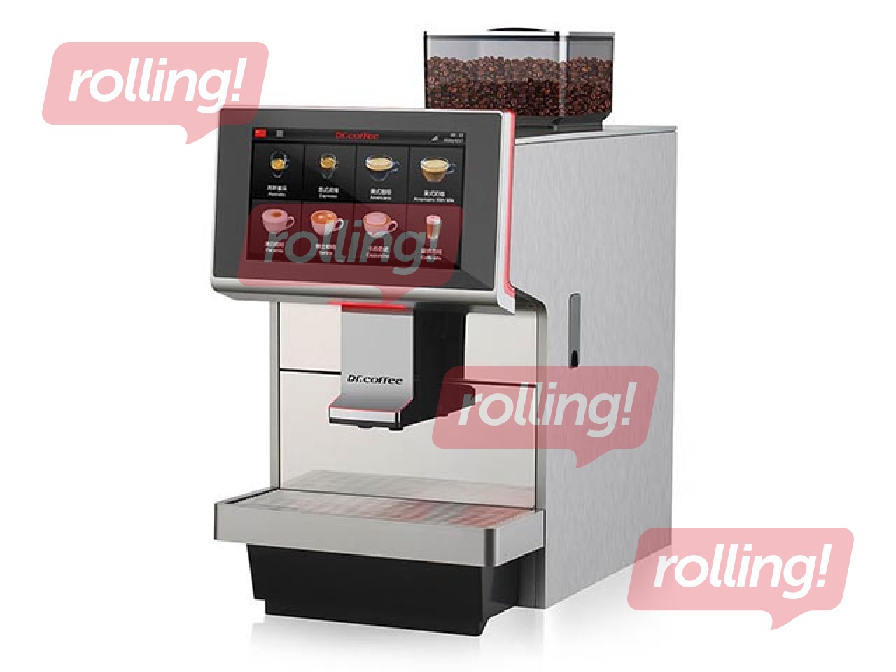 Rental coffee machine Dr. Coffee M12 Plus, silver