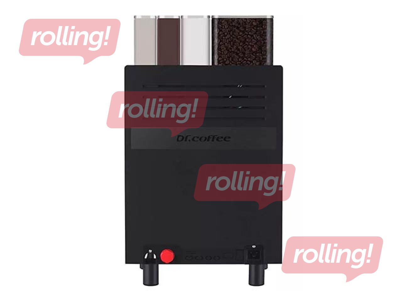 Nomas kafijas automāts Dr. Coffee Coffee Center, melns