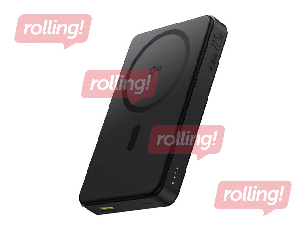 Magnētiskais mobilais lādētājs Baseus MagSafe Airpow2, Qi2, 10000mAh, 22.5W, melns