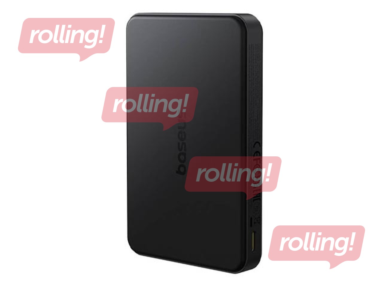 Magnētiskais mobilais lādētājs Baseus MagSafe Airpow2, Qi2, 10000mAh, 22.5W, melns