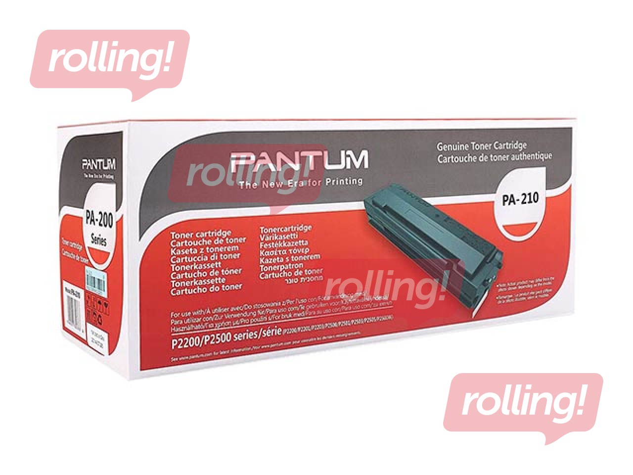 Tonera kasete Pantum PA-210, melna (1600 lpp)