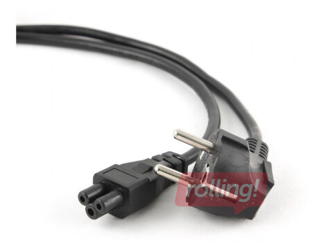 Strāvas kabelis, 3m, melns