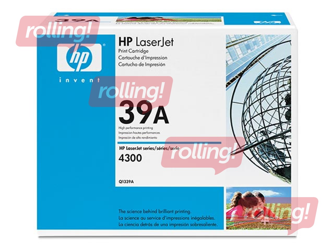 Tonera kasete HP LJ 4300, melna, (18000 lpp.)