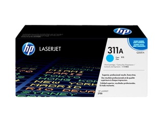 Tonera kasete HP CLJ 3700, ciānzila, (6000 lpp.)