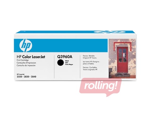 Tonera kasete HP CLJ 2550, melna, (5000 lpp.)
