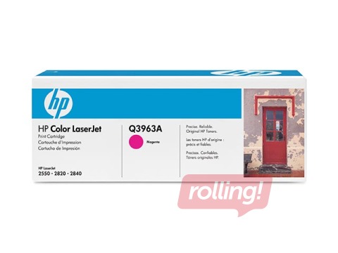 Tonera kasete HP CLJ 2550, fuksīna sarkana, (4000 lpp.)
