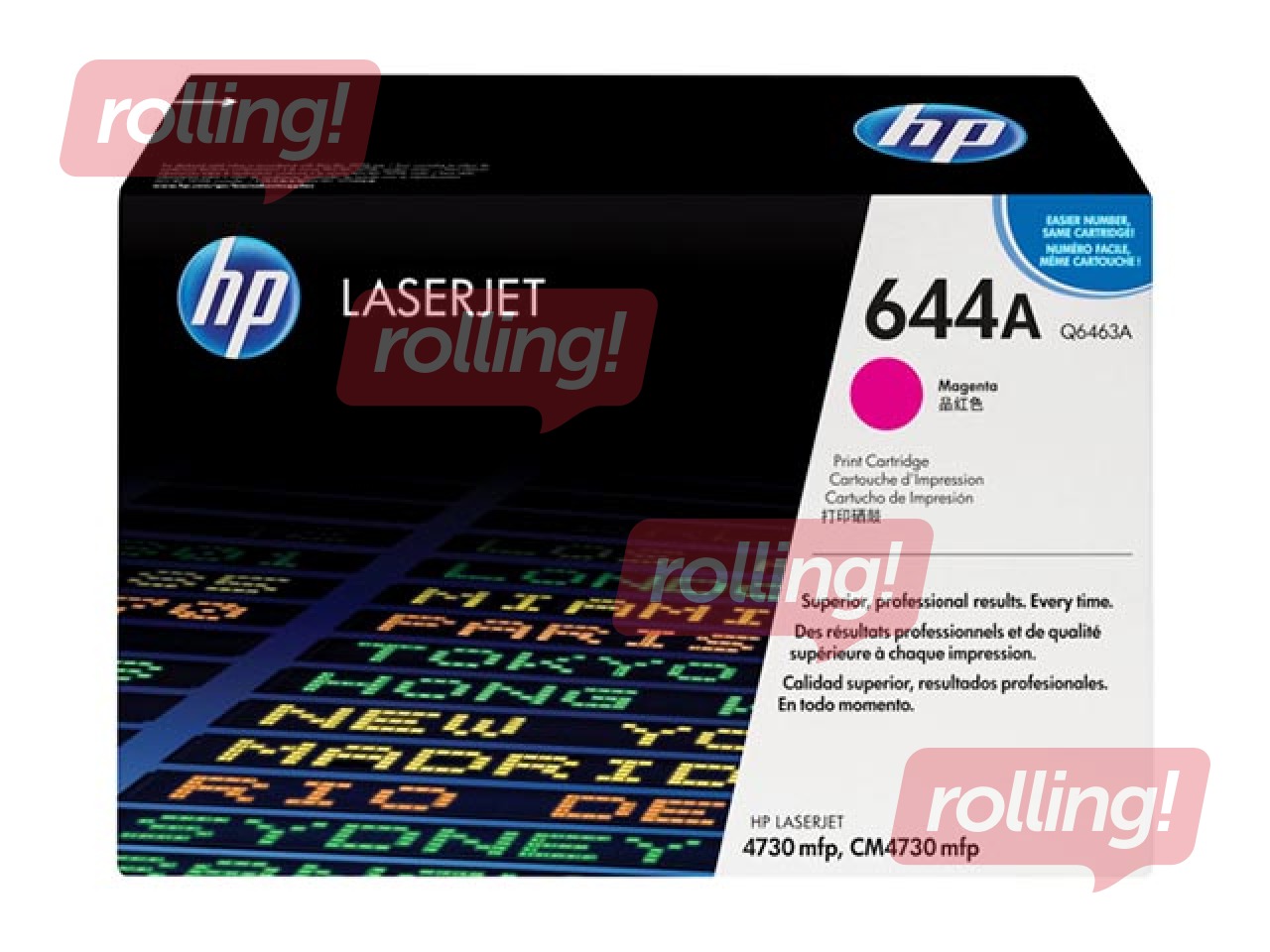 Tonera kasete HP CLJ 4730, fuksīna sarkana, (12000 lpp.)