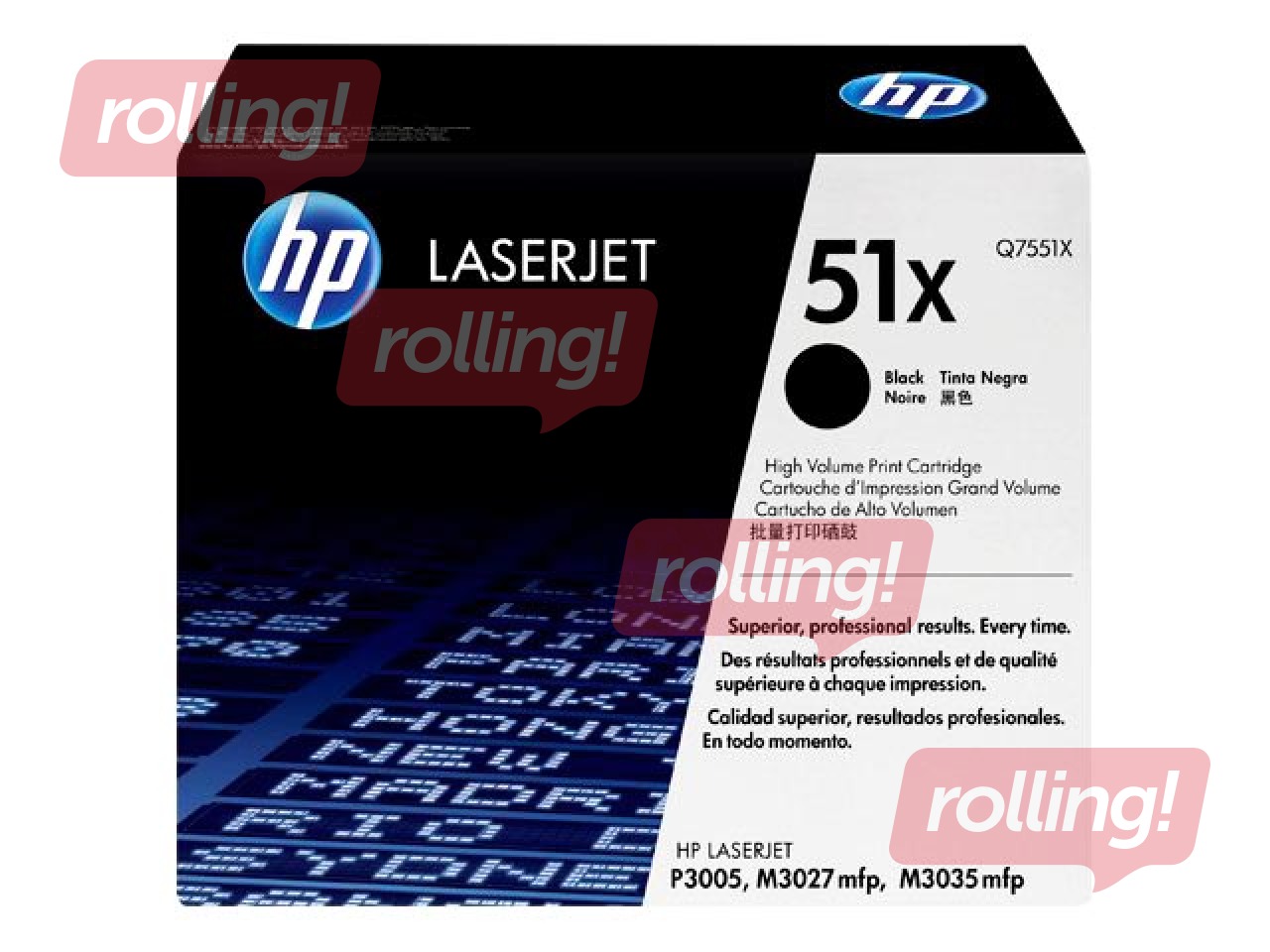 Tonera kasete HP LJ P3005, melna, (13000 lpp.)