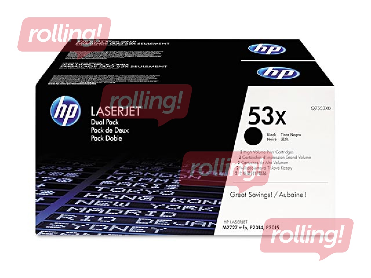 Tonera kasete  HP LJ 2015, melna, dubultpaka, (14000 lpp.)