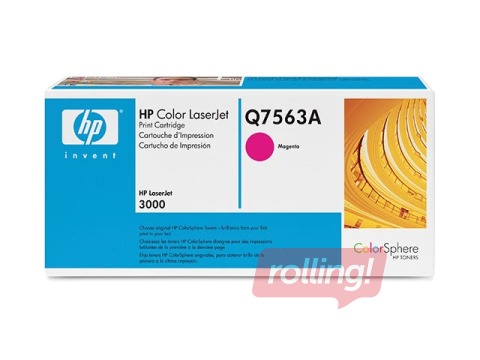 Tonera kasete HP CLJ 3000, fuksīna sarkana, (3500 lpp.)