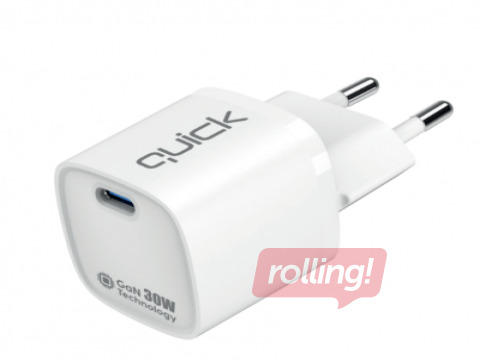 Charger Quick QG-321 GaN Charger USB-C, 30W