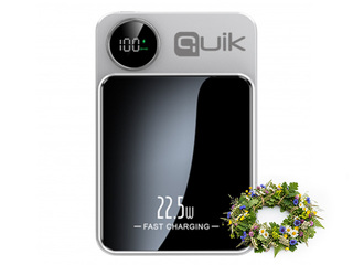Magnētiskais mobilais lādētājs Quik QP-810 10000mAh, balts + Līgo dāvana!