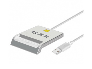 Smart card reader Quick QR-511 Smart ID Card Reader USB-A Male, white