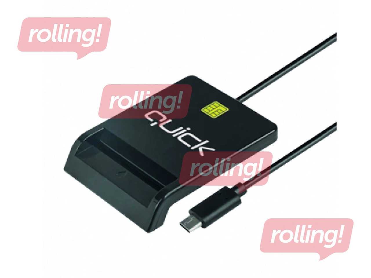 Viedkaršu lasītājs Quick QR-520 Smart ID Karšu lasītājs USB-C