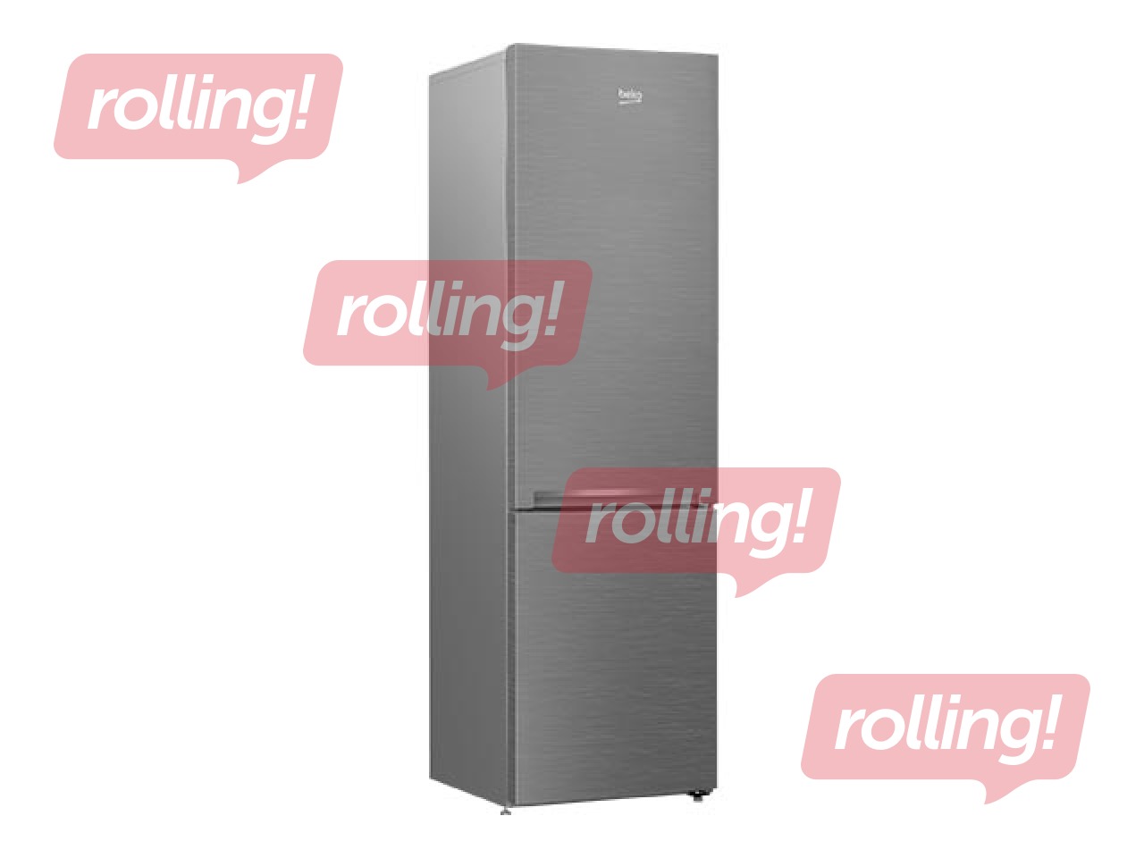 Refrigerator Beko with freezer compartment on the bottom, 181 cm, silver