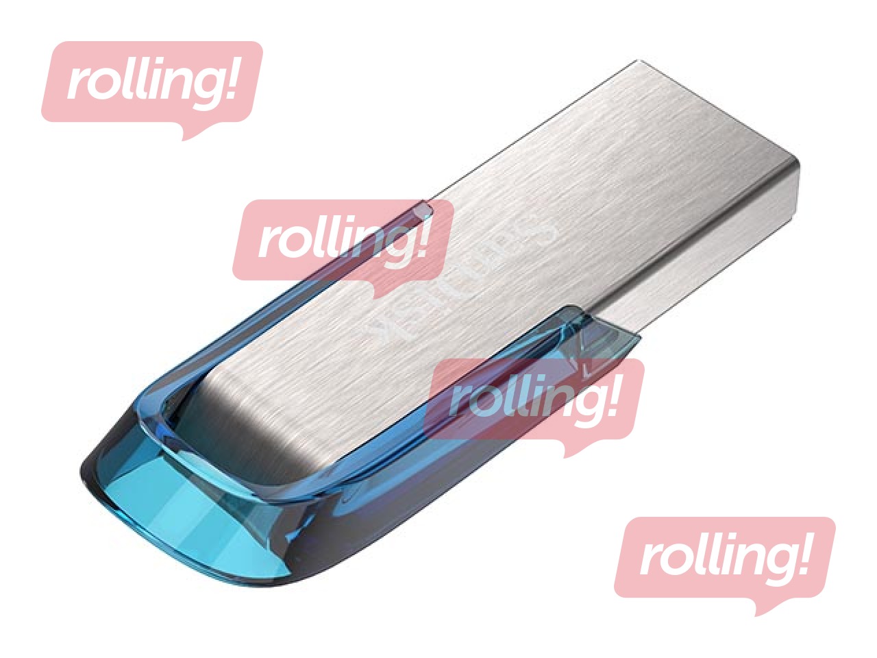 SanDisk USB 3.0 Flash Drive Cruzer Ultra Flair 64GB USB 3.0, Tropical Blue