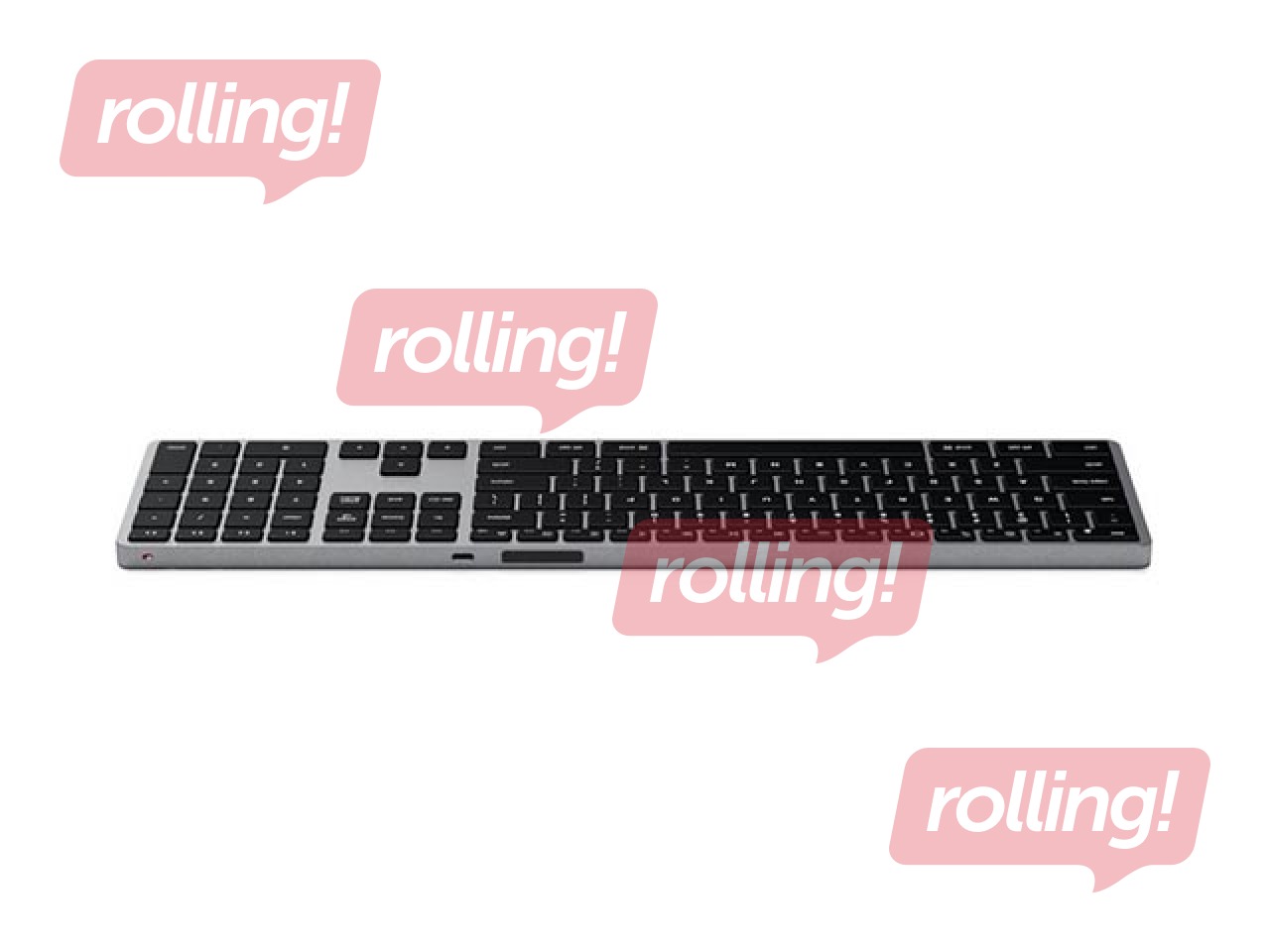 Bezvadu tastatūra Satechi X3, līdz 4 ierīcēm, US/ENG