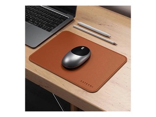 Peles paliktnis Satechi Eco-Leather Mousepad, Brūns