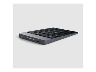 Алюминиевая тонкая перезаряжаемая Bluetooth-клавиатура Satechi, космический серый