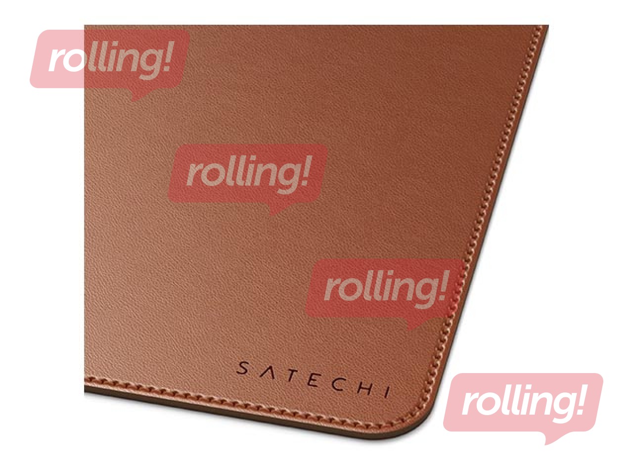 Desk Mat Satechi, vegan-leather, brown