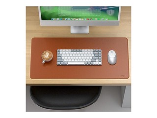 Desk Mat Satechi, vegan-leather, brown