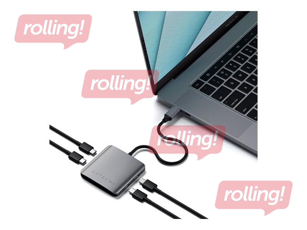 Satechi Aluminum 4 Port USB-C Hub