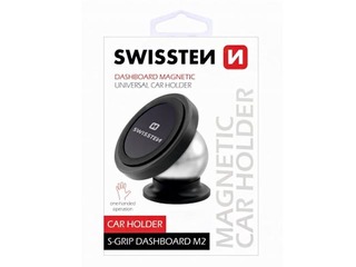 Swissten S-Grip M2 Universal Car Panel Holder With Magnet For Devices, Black