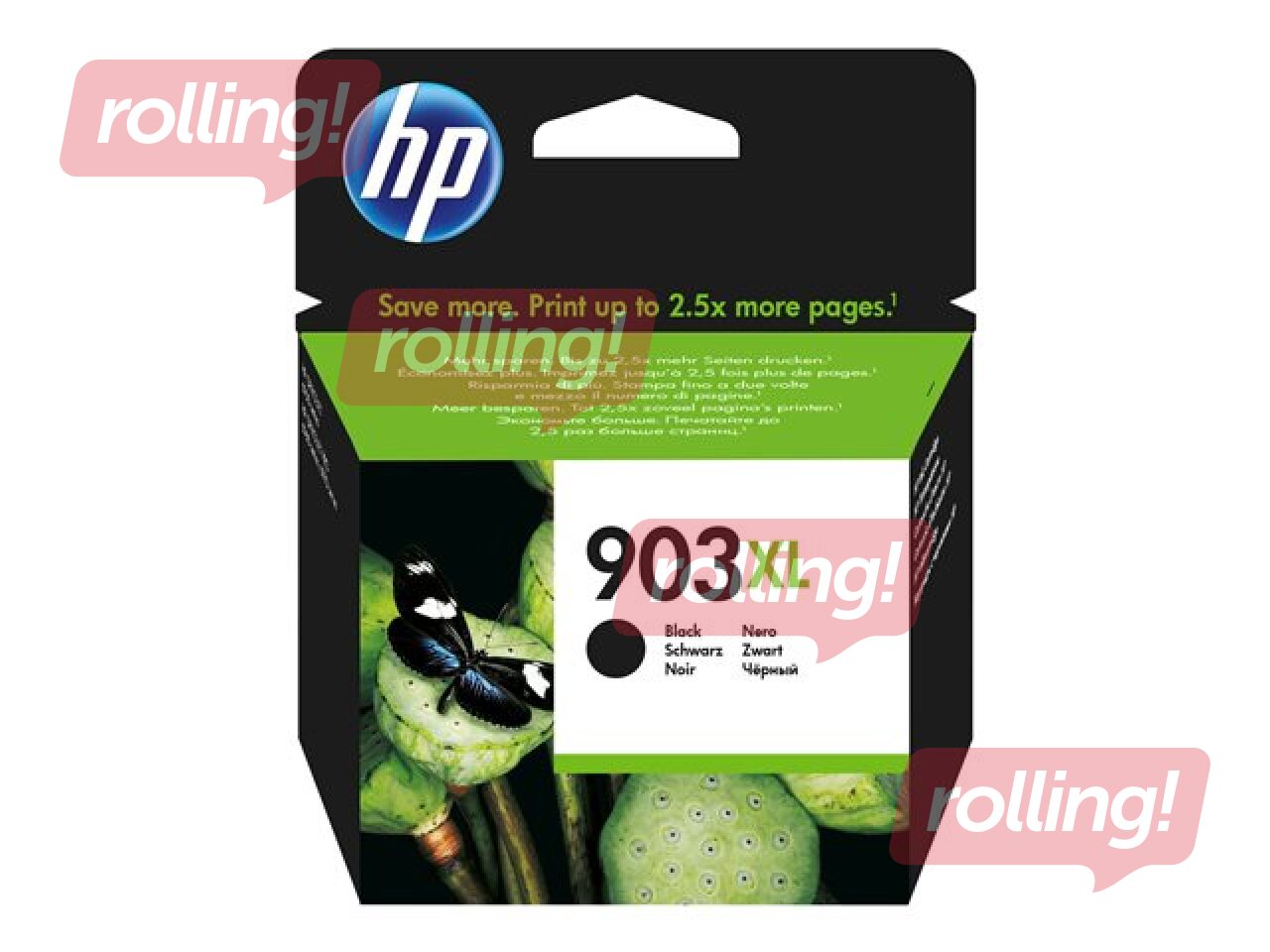 Tintes kasete HP 903XL, melna, 825 lpp