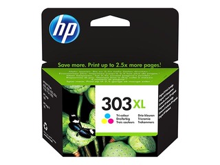 Tintes kasete HP 303XL, trīskrāsu 10ml (415 lpp)