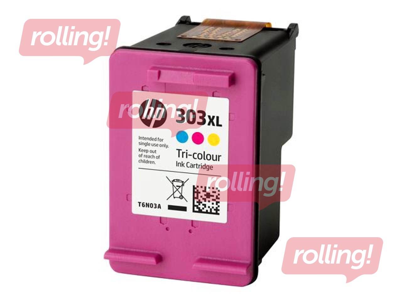 Tintes kasete HP 303XL, trīskrāsu 10ml (415 lpp)
