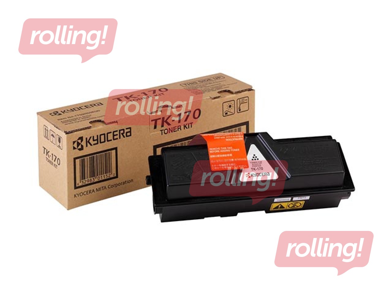 Toonerkassett Kyocera FS-1320, must, (7200 lk)