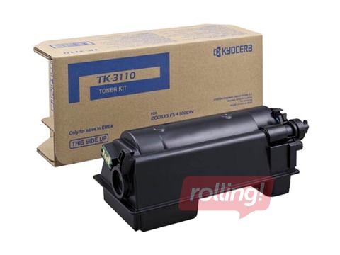 Tonera kasete Kyocera  FS-4100DN, melna, (15000 lpp.)
