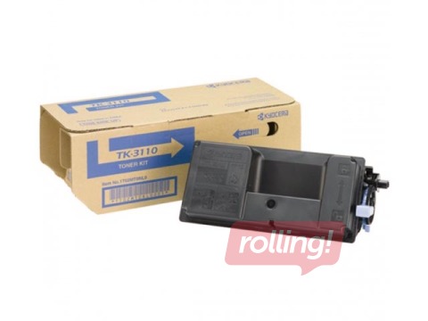 Toonerkassett Kyocera FS4200DN/ FS4300DN, must, (25000 lk)